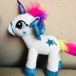 C E Unicorn Magic White Unicorn Plush 11"
